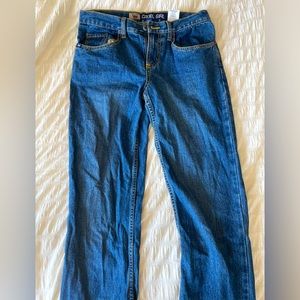 Y2K style vintage low-rise jeans